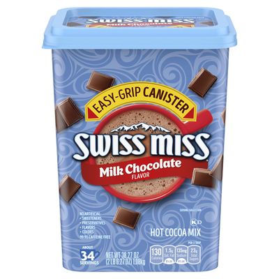 Swiss Miss Milk Chocolate Flavor Hot Cocoa Mix Canister, 38.27 oz. (Pack of 5)