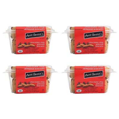 Aunt Gussie&#39;s - Classic Chocolate Chip Almond Biscuits - 4 Pack