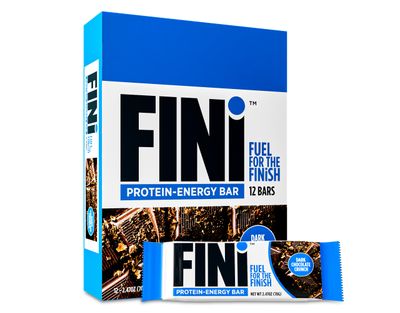 Biotest FINi Protein-Energy Bar - Fueled with Performance Sweetener (12 Count, Chocolate)