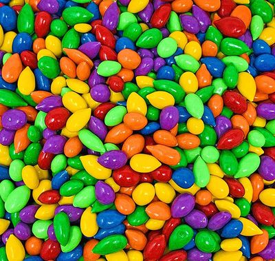 SweetGourmet Rainbow Candy Coated Chocolate Sunflower Seeds | 1 Pound