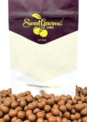 SweetGourmet Milk Chocolate Covered Espresso Coffee Beans (1Lb)