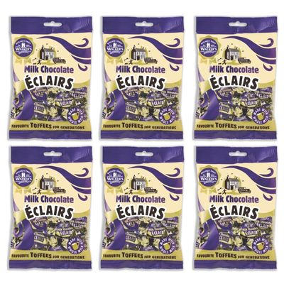 Walkers&#39; Nonsuch Milk Chocolate clairs | Toffee with Whole Milk &amp; Butter | Imported from the UK | British Classic Sweet Candy | Milky Flavored Dessert for Christmas &amp; Parties | 5.29 Oz (Pack of 6)