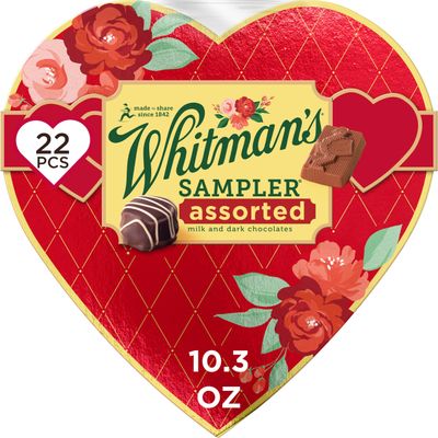 Whitman&#39;s Valentines Sampler Heart, 10.3 Ounce