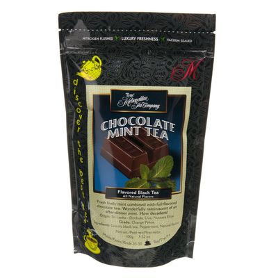 Metropolitan Tea Discovery Loose Tea Pack, Chocolate Mint Flavored Black, 100gm
