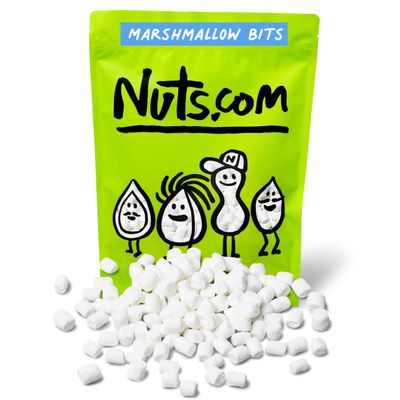 Nuts.com Dehydrated Marshmallows Mini - Freeze Dried Marshmallow Bits - Mini Marshmallows for Hot Chocolate Cocoa - Premium White Vanilla Cereal Marshmallows for Ice Cream Toppings, Smores (1.5 lbs)