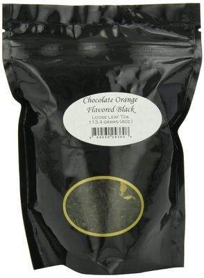 English Tea Store Loose Leaf, Chocolate Orange Flavored Black Tea - 4oz, 4 Ounce