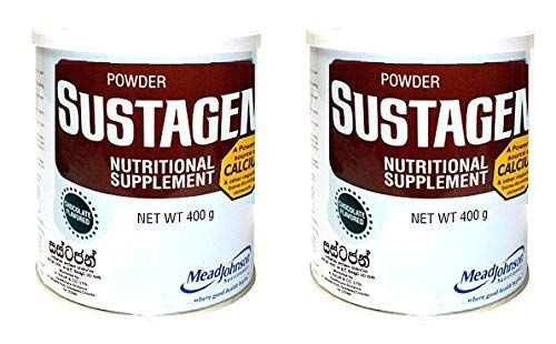 Sustagen Nutritional Supplement Milk powder (Chocolate, 400g (14.10 oz)-(Pack of 2))
