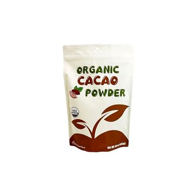 Cherie Sweet Heart Cacao Powder (16 Ounces / 1 Pound) Cocoa Chocolate Substitute, Certified Organic, Sugar-Free, Keto, Vegan &amp; Non-GMO, Antioxidant Superfood