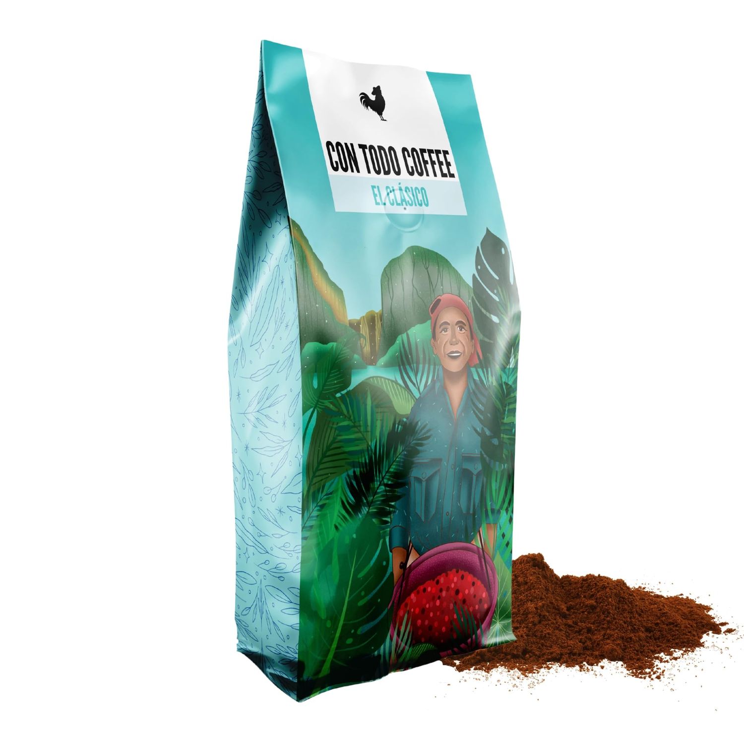 Con Todo Coffee, 100% Mexican Coffee, Medium Roast Coffee, El Clsico, Ground Coffee, 8oz