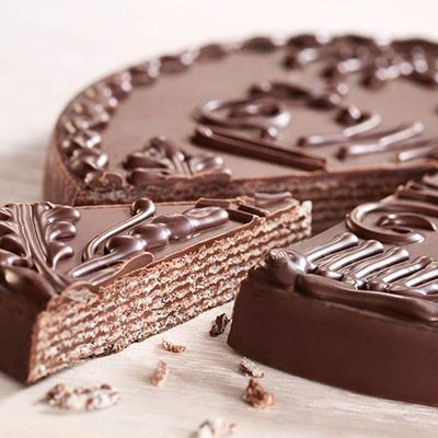 Torcik Wedlowski, Polish Wafer Cake with Dark Chocolate by Wedel (Pack of 3)