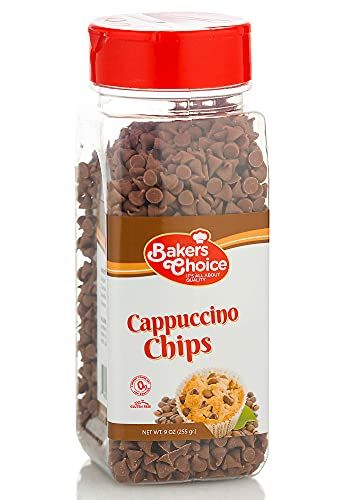 Cappuccino Flavored Chocolate Chips - Dairy Free, Kosher - 9 oz. - Baker's Choice