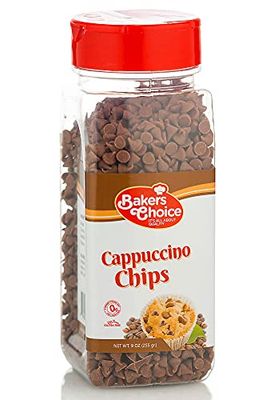 Cappuccino Flavored Chocolate Chips - Dairy Free, Kosher - 9 oz. - Baker's Choice