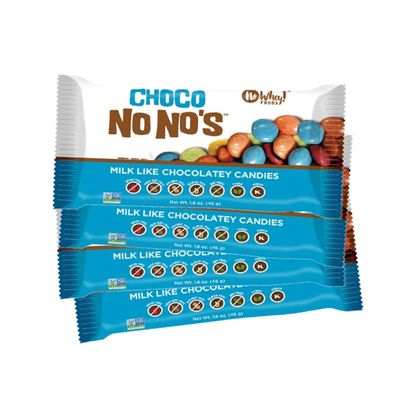 Vegan, Gluten Free, Nut Free | Choco NoNo&#39;s (4 Pack) | Dairy Free, Soy Free, Sesame Free | Allergy Friendly Snacks | No Whey Foods