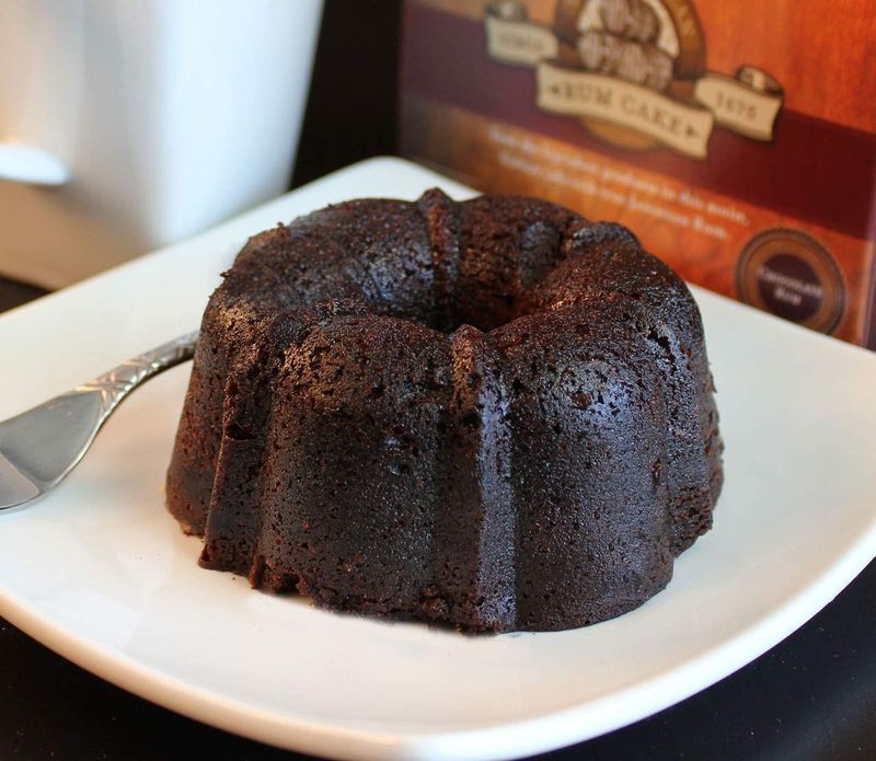 True Jamaican Rum Cake by Wicked Jack's Tavern | 4oz Chocolate Rum Cake for Birthday Gifts, Thank You Gifts, or Gourmet Gift Baskets | Cakes For Delivery | Liquor &amp; Spirits Bakery &amp; Dessert Gifts