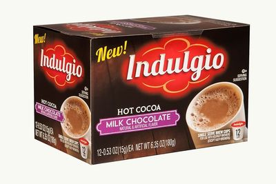Indulgio Milk Chocolate Cocoa Single Serve for Keurig K-Cup Brewers, 12 Count (Pack of 6)