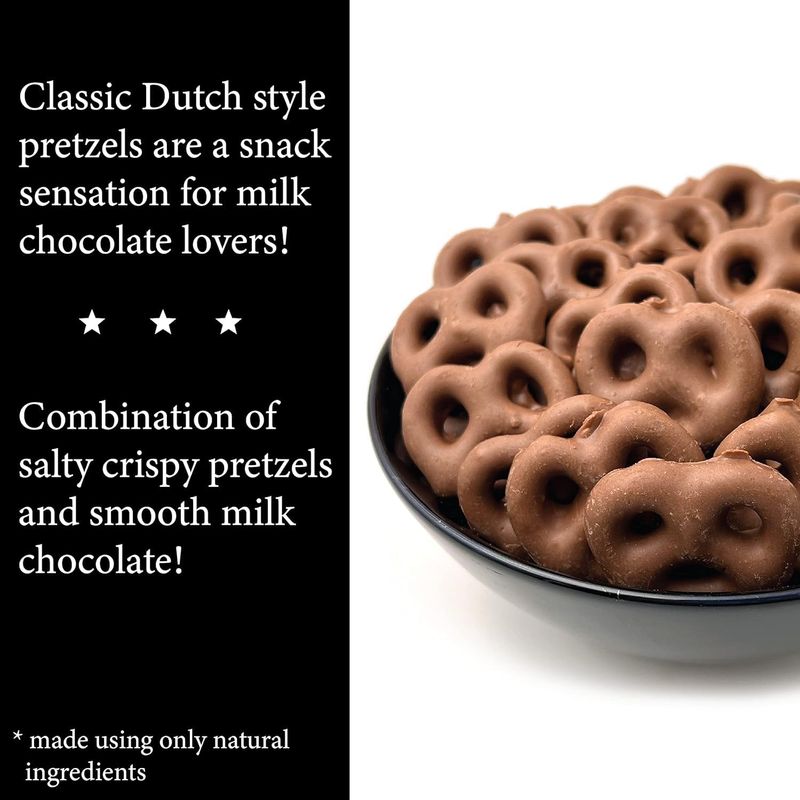 Liberty Bell Milk Chocolate Covered Mini Pretzels, 22 Ounce Bag