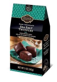 Private Selection Dark Chocolate Sea Salt Truffle 5 oz, pack of 1