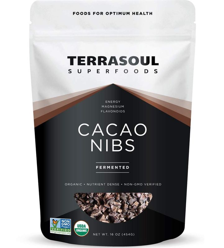 Terrasoul Superfoods Raw Organic Cacao Nibs, 16 Oz, Superfood Crunch for Smoothie Bowls, Nut Butter Spreads, Oatmeal and DIY Chocolate Creations