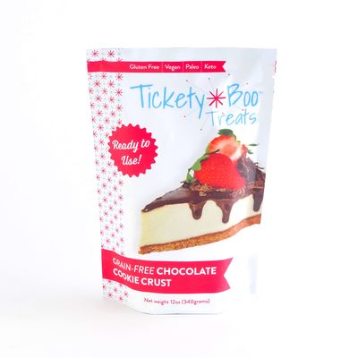 Tickety-Boo Treats Grain-Free Chocolate Cookie Crust | Ready To Use | No Bake | Keto