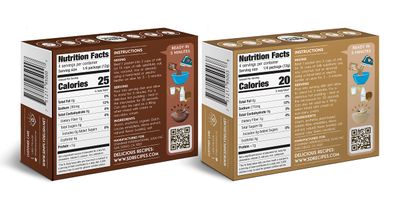 Simply Delish Natural Pudding and Pie Filling Variety Pack, 1 Chocolate and 1 Vanilla, 2 CT