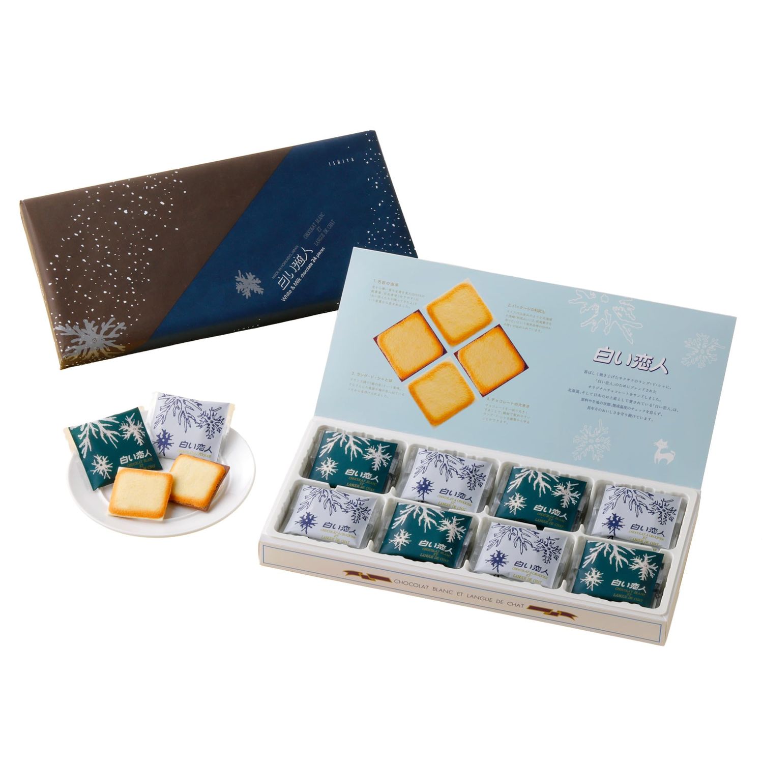 Shiroi Koibito White Lover White &amp; Black Chocolate 24pcs