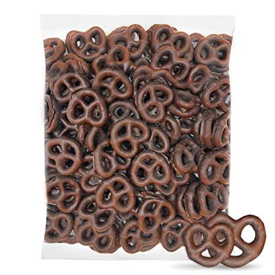 Dark Chocolate Covered Mini Pretzels, 2 Pound Bag