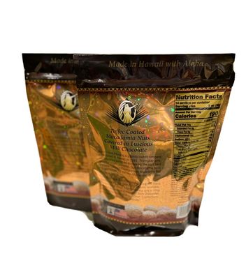 Mele Macs Toffee Coated Macadamia Nuts Covered in Milk Chocolate (15 Ounce Bag)