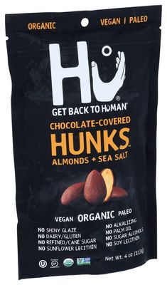 HU KITCHEN Chocolate Covered Almonds, 4 OZ