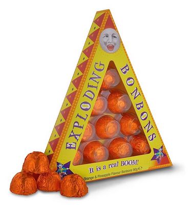 Universal Studios Wizarding World of Harry Potter Park Honeydukes Emporium Exploding Bon Bons Orange &amp; Pinapple Flavoured 3.25 Oz Candy