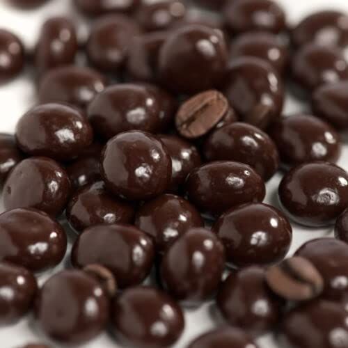 Bayside Candy Dark Chocolate Collection Dark Chocolate Covered Espresso Coffee Beans (1LB)