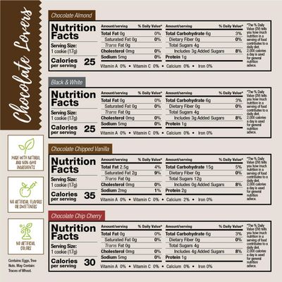 DIJAS Natural Foods, Crunchy Fat Free Biscotti Cookie, All Natural Preservative Free Ingredients, Delicious Low Calorie Snack (4 Pack, Chocolate Lovers)