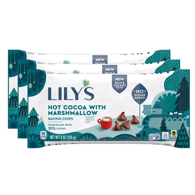 Lily&#39;s Chocolate Baking Chips (3 Count, Marshmallow)