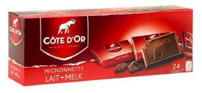 Cote D&#39;Or Mignonnettes Milk Chocolate Bar, 1.0 Ounce, Belgian Chocolate, Individual Box