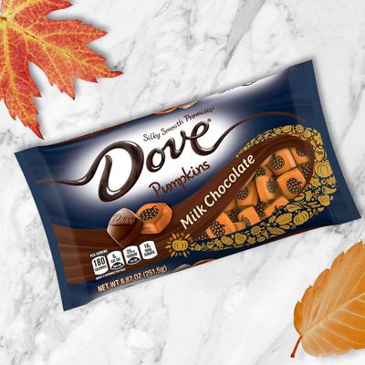 DOVE PROMISES Milk Chocolate Harvest Pumpkin Halloween Candy 8.87-Ounce Bag