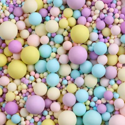 Sprinkles for Cake Decorating 3.5 Ounce Colorful Sugar Pearls Mixing Sizes, Edible Sprinkles for Cookie Decorations, Cupcake Topper, Ice Cream, Candy, Chocolate for Party Celebrations