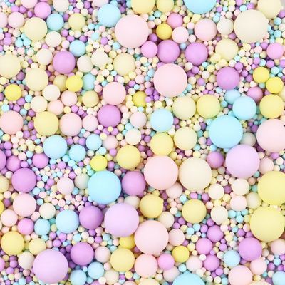 Sprinkles for Cake Decorating 3.5 Ounce Colorful Sugar Pearls Mixing Sizes, Edible Sprinkles for Cookie Decorations, Cupcake Topper, Ice Cream, Candy, Chocolate for Party Celebrations