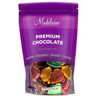 Madelaine Chocolates, Highly Detailed, Premium Milk Chocolate Fall Leaves - 1 Pound