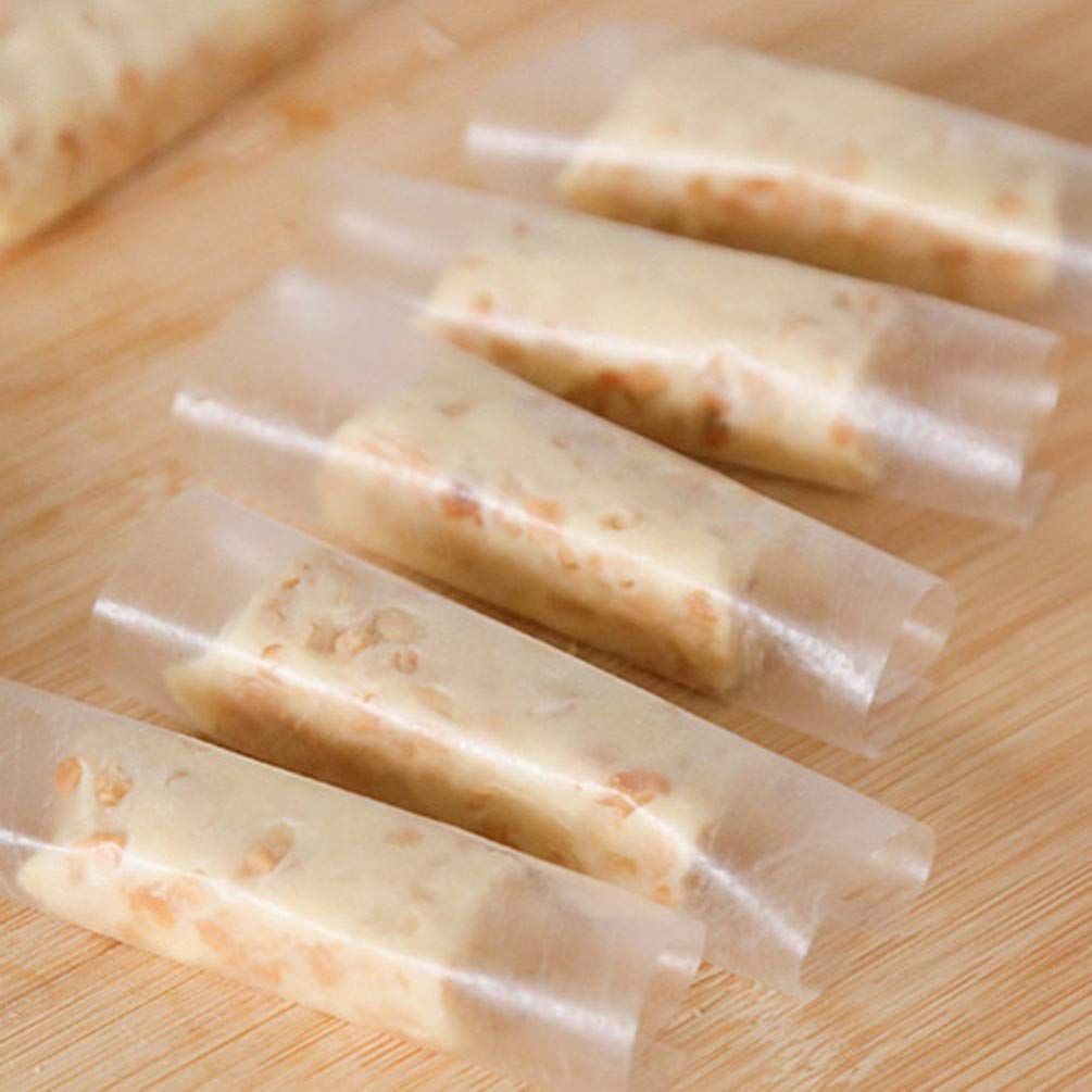 1000 Sheets Edible Glutinous Rice Paper Candy Wrapping Wafer Paper Sheets Rice Paper for Candy and Chocolate Making 3.15x2.36 Inches