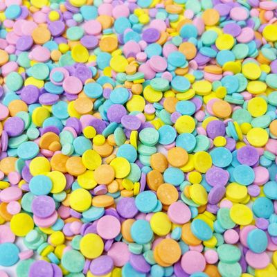 Pastel Confetti Sprinkle Edible Sprinkle Mix, Pastel Sprinkles for Cookie Decorating Sprinkles Cupcake Topper, Ice Cream, Candy Chocolate