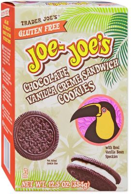 Generic Trader Joe&#39;s Gluten Free Chocolate Vanilla Joe Joe&#39;s Sandwich Creme Cookies