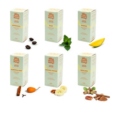 Guilt Free Chocolate Truffles Assorted Pack | Low in Refined Sugar, Made With Dates and Natural Ingrediens | Healthy On-the-go Snack | 2 Truffles/Box, 12 Truffles