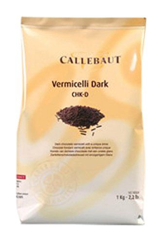 Mona Lisa Dark Vermicelli from OliveNation, Gourmet Dark Chocolate Topping &amp; Decorating Sprinkles - 8 oz