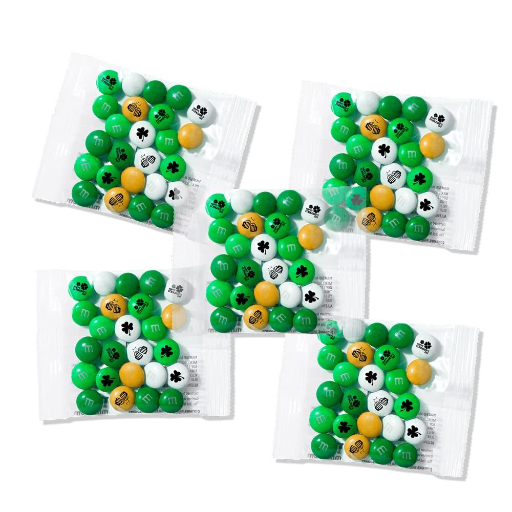 M&amp;M&#39;S Milk Chocolate St. Patrick&#39;s Day Party Favors (30 Pack), Printed M&amp;M&#39;S With St. Patrick&#39;s Day Themed Icons, Perfect For St. Patrick&#39;s Day Parades, Celebrations, Gatherings &amp; More