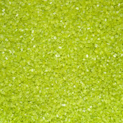 LIME GREEN Sugar Crystals - 4 oz shaker jar - Edible Sugar Sprinkles/Sanding Sugar for Cakes, Cupcakes, Cookies, Icing, Chocolate