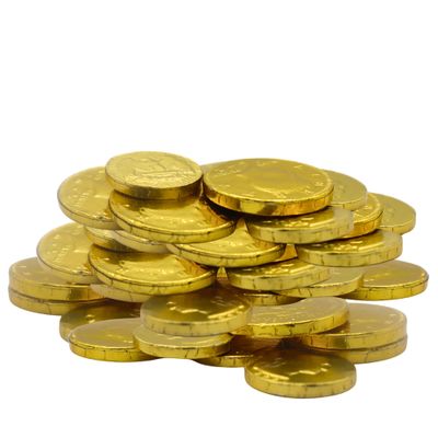 Milk Chocolate Gold Coins, Easter Candy Basket Stuffer, Pack of 3, 1.5 Ounces Each, Full Size