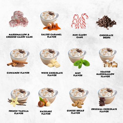 Hot Chocolate Gift Sets - 12 Days, Christmas Hot Chocolate Gift |Small Christmas Gifts |Hot Chocolate Mix |Gourmet Hot Chocolate Set |Hot Chocolate Gift Sets |Christmas Gifts For Women, Kids, Men