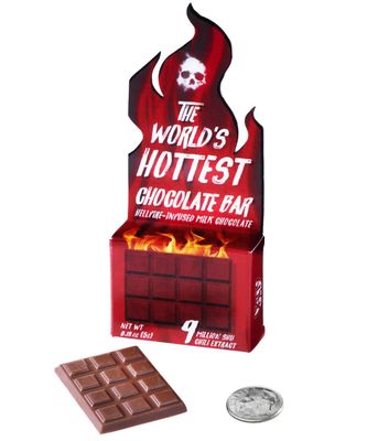 World&#39;s Hottest Chocolate Bar: Super spicy chocolate made with 9 million SHU. From Vat19.
