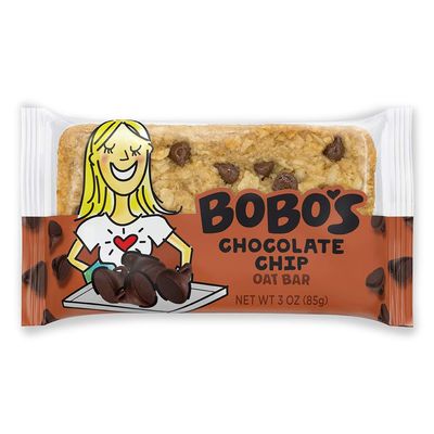 Bobo&#39;s Oat Bars, Chocolate Chip, 3 oz Bar (12 Pack), Gluten Free Whole Grain Snack and Breakfast Bar
