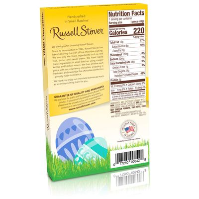 Russell Stover Solid Milk Chocolate Rabbit, 3 Ounce