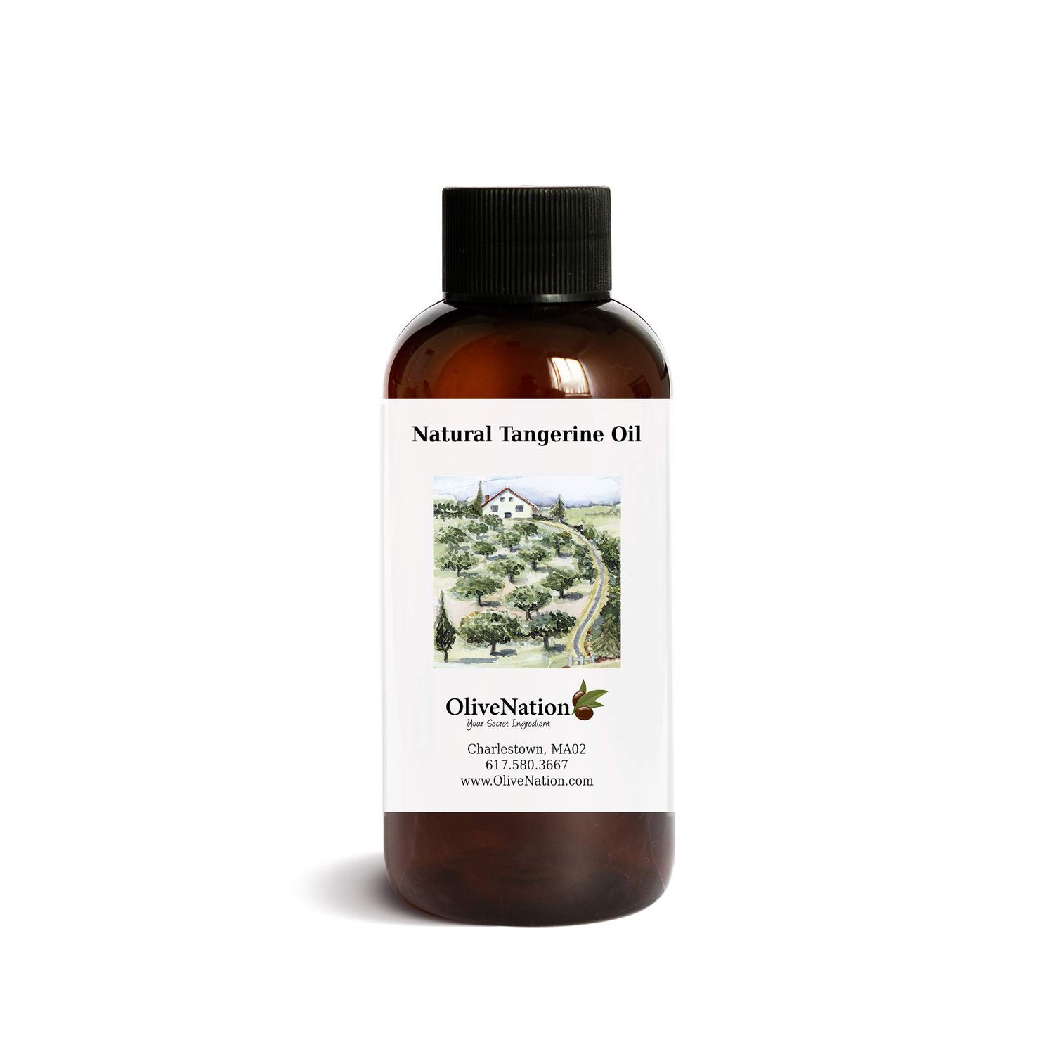 OliveNation Natural Tangerine Oil, Food Grade Essential Tangerine Oil for Candy, Chocolates, Baking, Non-GMO, Gluten Free, Kosher, Vegan - 4 ounces